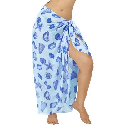 La Leela Women S Beachwear Sarong Coverups Bikini Skirt Swim Cover Up Swimsuit Summer Wraps