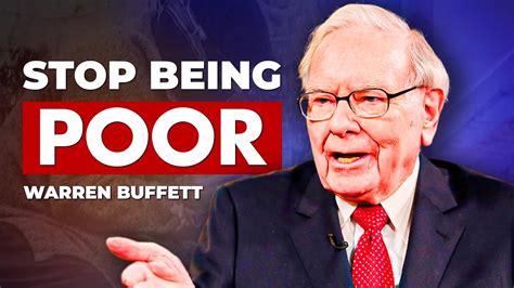 Stop These 7 Habits That Keep You Poor Warren Buffett Youtube