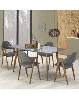 Table Scandinave Plateau Gris Boutique Gain De Place Fr