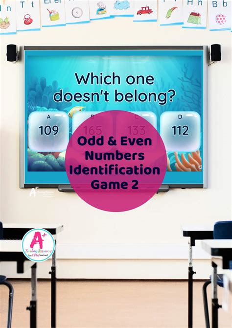 Odd and Even Numbers Game - A Plus Teacher Club