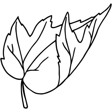 falling leaf outline stamp simply stamps