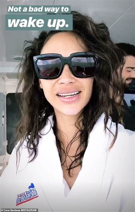 Cara Santana Sizzles In Cheeky Red Bikini Aboard Luxury Yacht In Miami