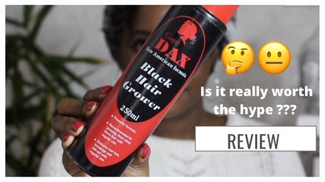 Dax Black Hair Grower Review Using Glycerin On My Hair Youtube