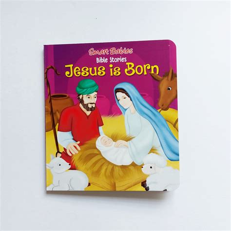 Smart Babies Bible Board Story Book For Toddlers Jesus Is Born