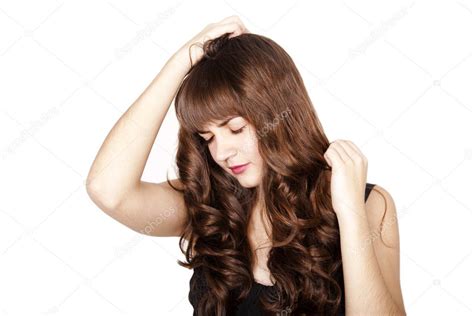 Sad Brunette Girl Stock Photo Massonforstock 7754945