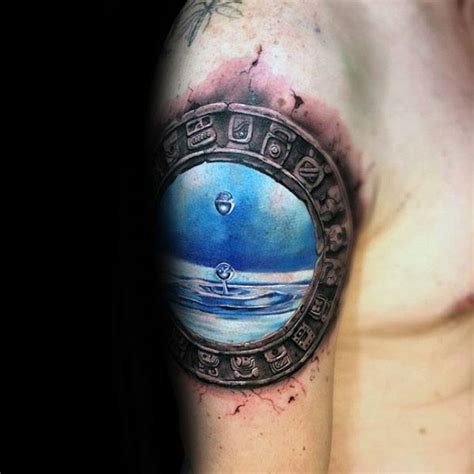 30 Water Drop Tattoo Designs For Men - Liquid Ink Ideas