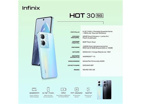 Ripley CELULAR INFINIX HOT G GB GB RAM MP