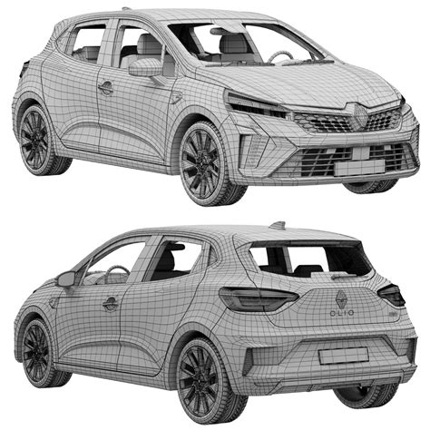 Renault Clio 2024 - 3D Model for Corona