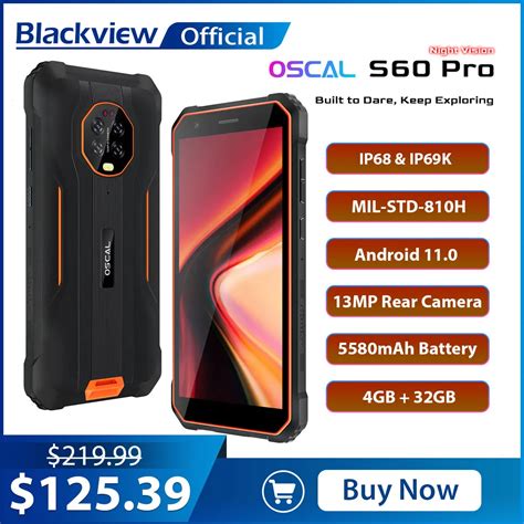 Blackview Smartphone Oscal S60 Pro Tel Fono M Vil Con Visi N Nocturna