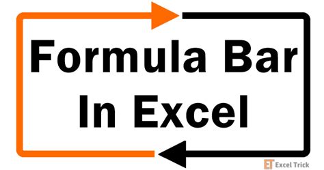 Formula Bar In Excel How To Show Hide Or Resize