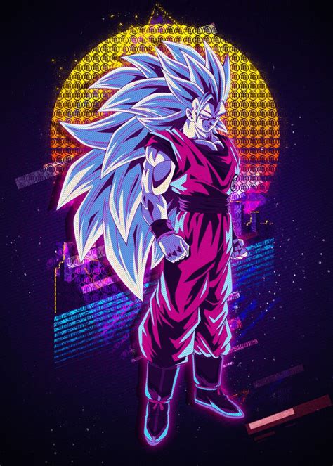 GOKU Dragonball Retro Metal Poster Introv Art Displate In 2020