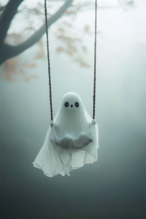 Download Ai Generated Cute Ghost Royalty Free Stock Illustration