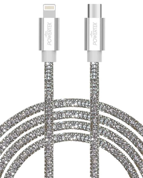 Liquipel Powertek USB C Lightning iPhone Charger Cable [MFI Certified