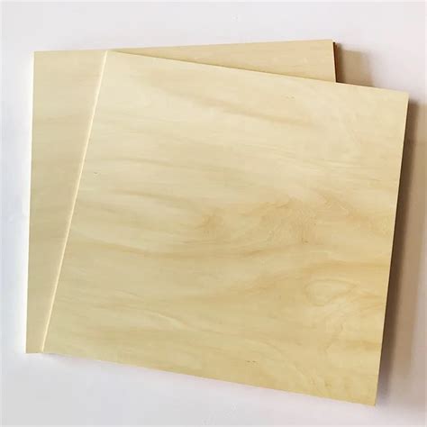 Wholesale Basswood Sheets Natural Wood Sheets Laser Cutting 3mm 5mm 9mm Commercial Basswood