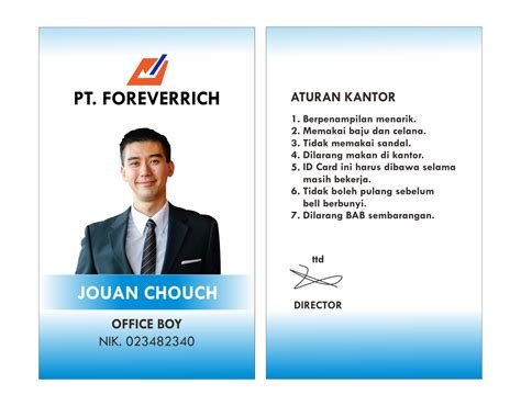 Detail Template Id Card Cdr Koleksi Nomer 39