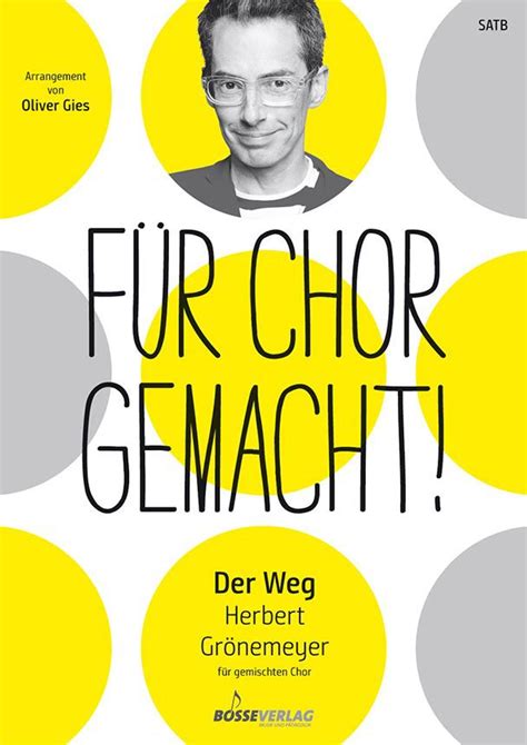 Der Weg By Herbert Gr Nemeyer Mixed Choir Sheet Music