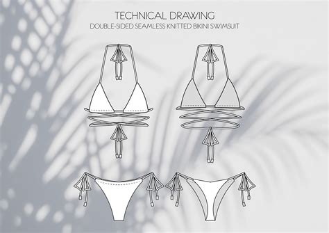 DOUBLE KNITTED BIKINI SWIMSUIT Behance