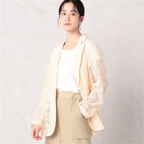 コムサマチュアComme ca Mature パッチワークレース テーラードジャケットの通販はau PAY マーケット Brand Square by OIOI ブランドスクエアby