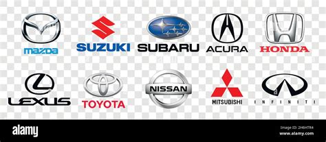 Collection Of Car Brand Logos Stock Photo Download Image Now Audi, BMW ...