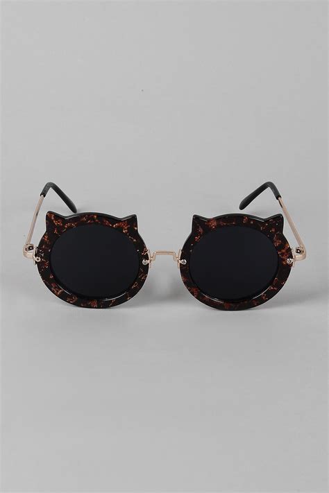 Cat Ears Round Sunglasses Round Sunglasses Sunglasses Cat Ears