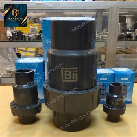 jual ball check valve    pvc single true union ball check