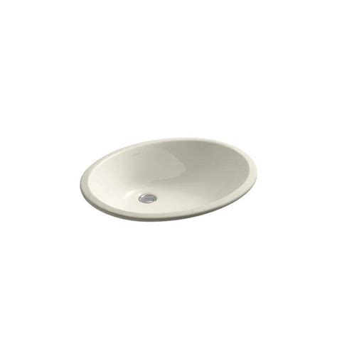 Kohler Caxton Almond Undermount Oval Bathroom Sink At