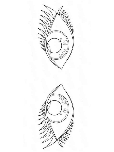 Realistic Eye Pages Coloring Pages