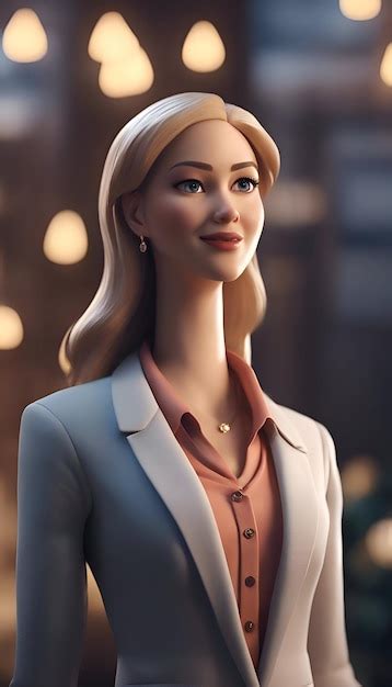 Portrait D Une Belle Femme Blonde Dans Une Veste Blanche Et Un B Ret Image G N R E Base Dia