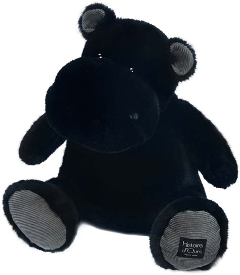 Histoire D Ours Peluche Hippopotame HIP STAR Noir 40 Cm HO3106 Au