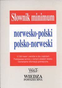 S Ownik Minimum Norwesko Polski Polsko Norweski Ceny I Opinie