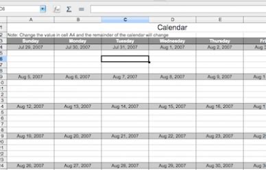 Libreoffice calendar template 2019