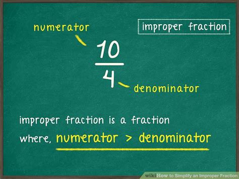 How to Simplify an Improper Fraction: 12 Steps (with Pictures)