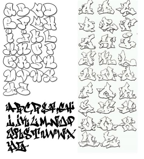 Image Result For Graffiti Alphabet Throwie Style Graffiti Lettering