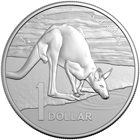 1 Dollar Känguru Kangaroo Series Desert Life Australien 1 oz Silber