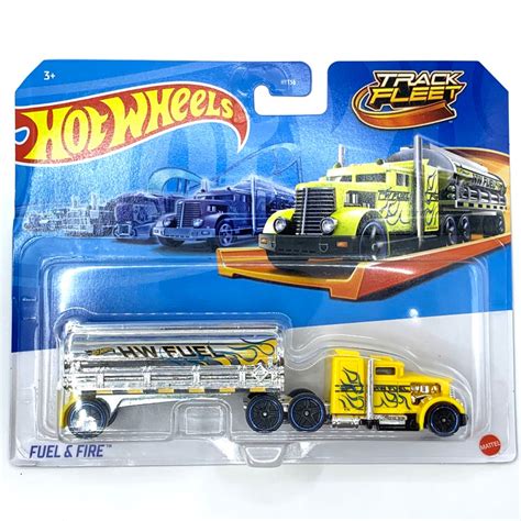 風火輪 Hot Wheels 軌道運輸車 Track Fleet Fuel Fire 蝦皮購物