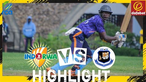 MATCH 5 MATCH 14 HIGHLIGHT INDORWA CC VS ZONIC CC YouTube