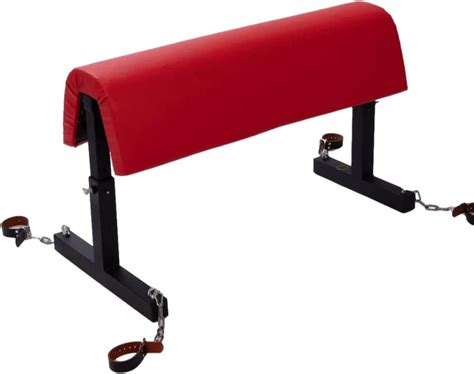 RIVILA Deluxe Sex Pferde Stuhl mit Handschellen und Fußfesseln Sex Stuhl Folter Bestrafungs