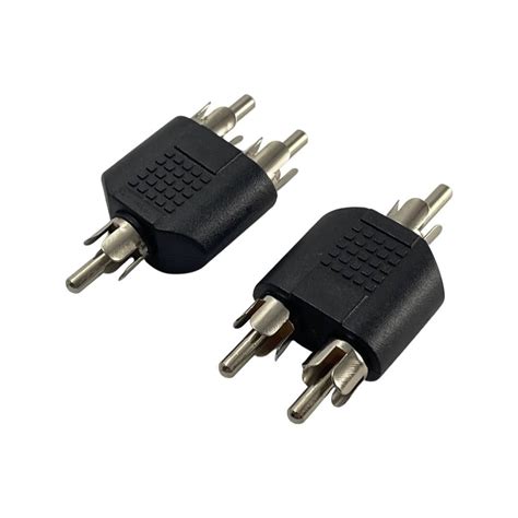 Перехідник аудіо штекер RCA - 2 штекера RCA: продаж, ціна у Дніпрі ...