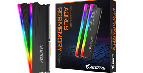 Gigabyte dévoile son kit DDR4 AORUS RGB MEMORY 4400MHz 16 Go GinjFo