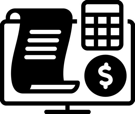 solid icon  estimation  vector art  vecteezy