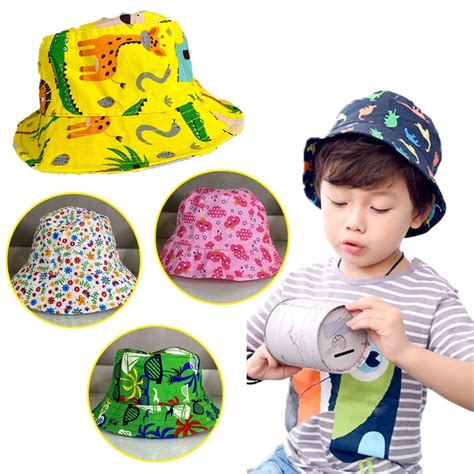 Chapéu Cata Ovo Infantil - Chapéu Infantil Desenho Boné Cata Ovo Bucket Hat Criança Proteção Solar ...