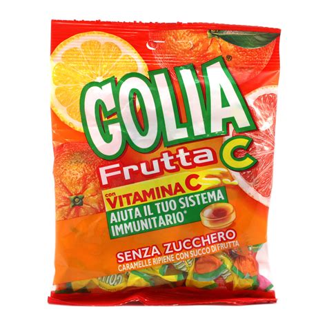 Caramelle Golia Alla Frutta Con Vitamina C E Senza Zucchero Gr