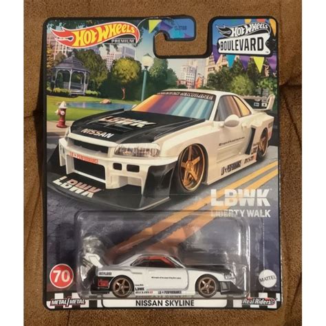 Hot Wheels Premium Boulevard Lbwk Liberty Walk Lb Er Silhouette Skyline R Subaru Impreza B