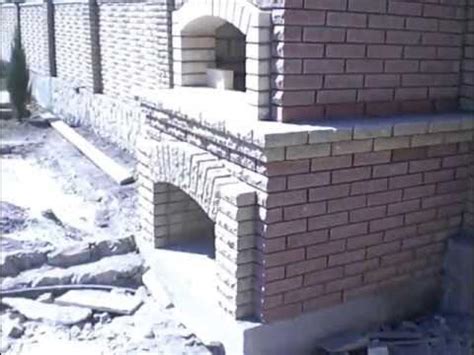 мангал 5 в 1 (шашлична, коптильня, піч, братрура, ніша для дров) - YouTube