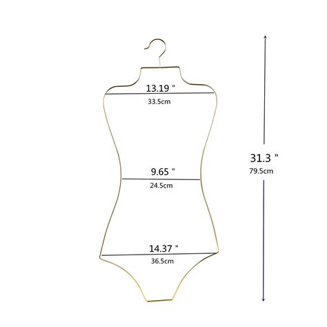 Gold Metal Bikini Swimwear Hanger