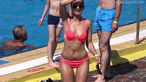 Hot Bikini Teen Babes Voyeur Beach Hd Video Abby Tits