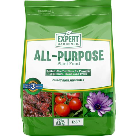 Expert Gardener All-Purpose Plant Food Fertilizer 12-5-7, 3.5 lbs