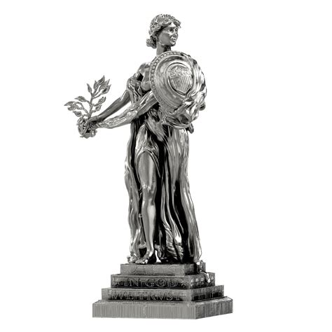 Standing Liberty Coin - Collectible Silver Statue – SilverStatues.com