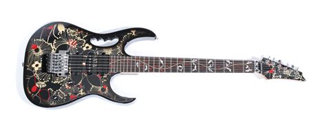 Ibanez Jem Fp Floral Pattern Black Weidenhof Guitar Collection