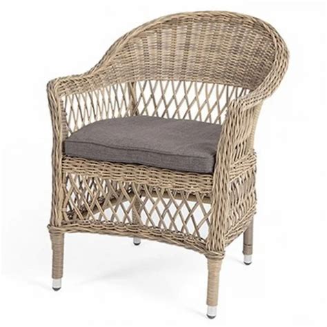 СИЦИЛИЯ плетеное кресло искусственный ротанг - соломенный цвет